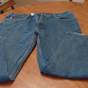 Carhartt Men's Relaxed Blue Jeans 42x34